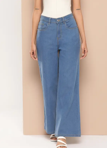 Women Relaxed Fit Mid Rise Blue Jeans